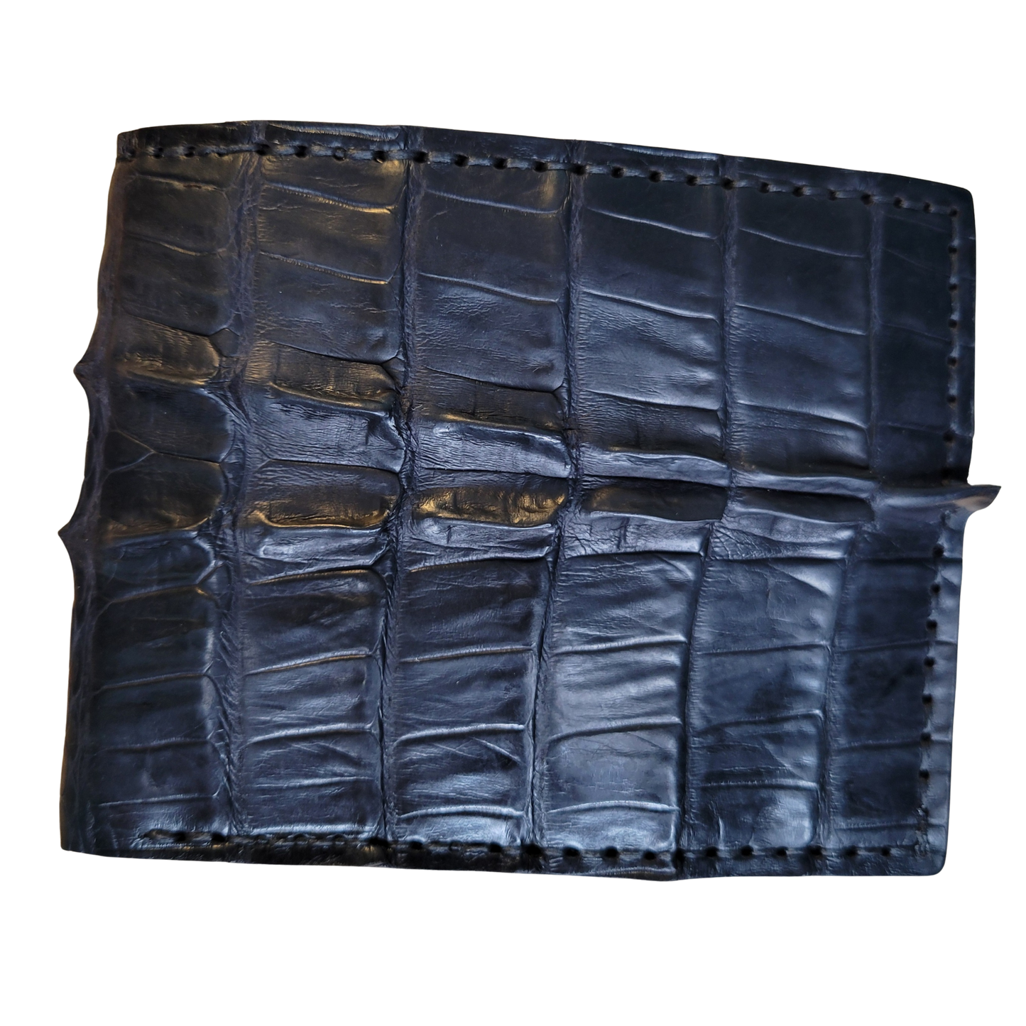 Caiman Tail Leather Wallet