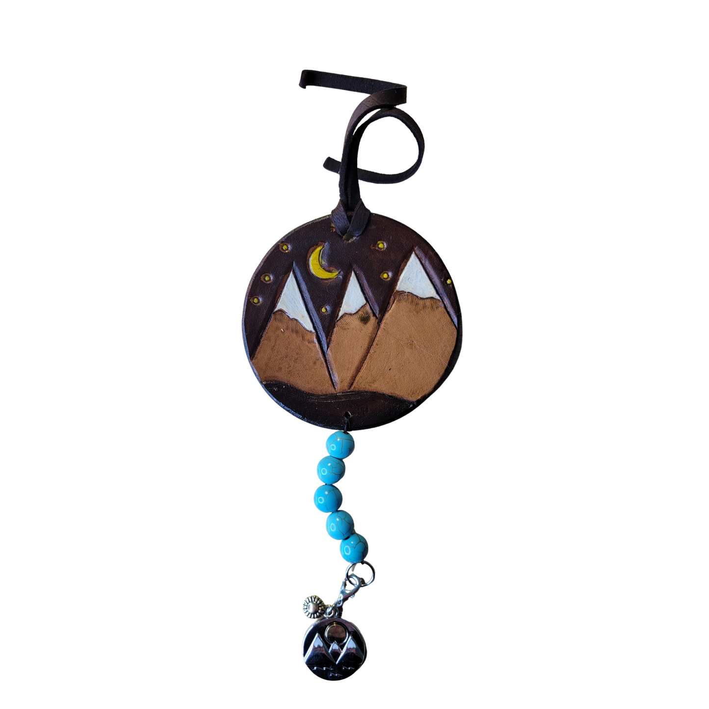 Leather Rear-view Mirror or Saddle Charms